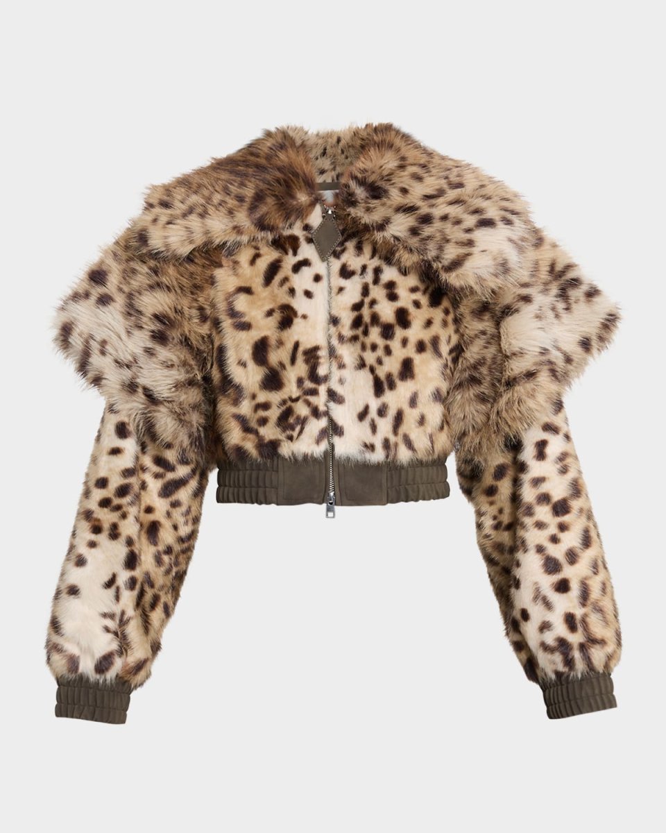 Valde Faux Fur Bomber Jacket